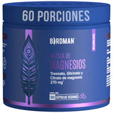 Mag Trifecta 3 en 1: Citrato, Glicinato y Treonato de Magnesio - 180 Cápsulas - 60 Porciones