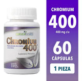 CHROMIUM 400 FRASCO 60 CAPSULAS DE 400 MG