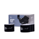 Athletic Sport Tape | Cinta Kinesiológica 4 rollos Negro