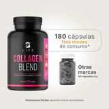 Collagen Blend | Colágeno Hidrolizado 180 Cápsulas | 570 mg