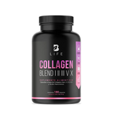 Collagen Blend I II III V X | Colágeno Hidrolizado Tipo I, II, III, V y X 180 Cápsulas | 500 mg