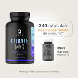 Citrate Mag | Citrato de Magnesio 240 Cápsulas | 800 mg