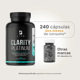 Clarity Platinum | Fórmula a base de L-Tirosina y L-Teanina 240 Caps | 500 mg