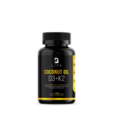 Coconut Oil D3+K2 | Aceite de Coco, Vitamina D3 y K2 300 Caps | 500 mg