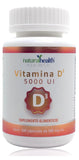 VITAMINA D3, FRASCO PEAD CON 100 CAPS DE
GELATINA SUAVE DE 180 MG C/U