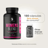 Womens Blend | Multivitamínico para la Mujer 180 cápsulas | 650 mg
