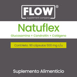 Natuflex - Glucosamina + Condroitina + Colageno / 90 cápsulas de 500 mg.