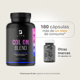 Col On Blend | Fórmula a base de Malva, Linaza, Aloe Vera y Probióticos 180 Cápsulas | 500 mg