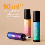 Aceite Roll On | Relax Kit 3 piezas 10 ml c/u