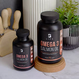 Omega 3 Salmon Oil | Omega 3 Aceite Puro de Salmón 180 Caps | 1000 mg