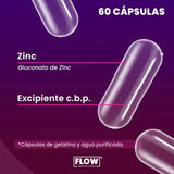 Zinc / 60 cápsulas de500 mg.