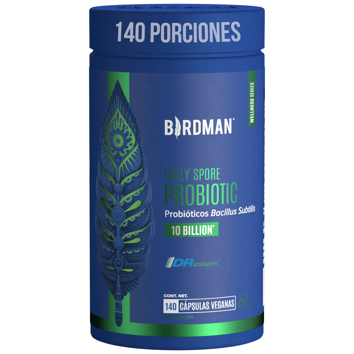 Daily Spore Probiotic - Probióticos con 10 Billones de UFC - 140 Cápsulas - 140 Porciones