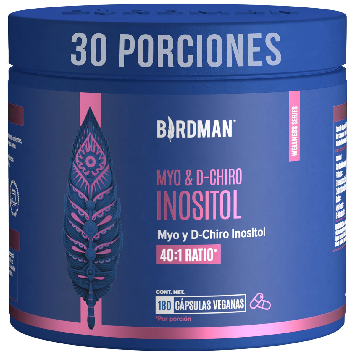 Myo & D-Chiro Inositol - 180 Cápsulas - 30 Porciones