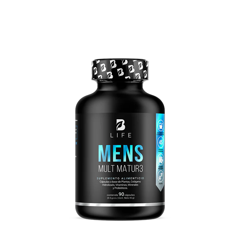 Mens Multi Matur3 | Multivitamínico para Hombre +40 90 Cápsulas