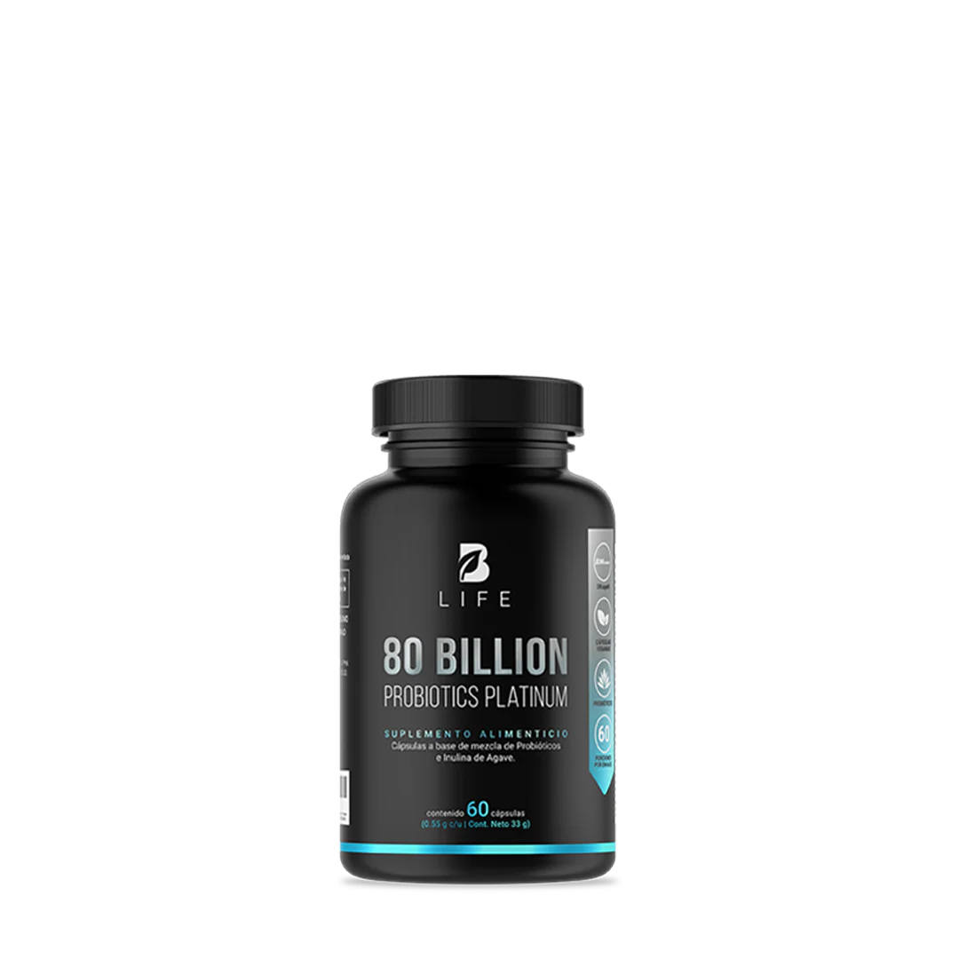 80 Billion Probiotics Platinum | 80 Billones de Probióticos Platinum 60 Caps | 550 mg