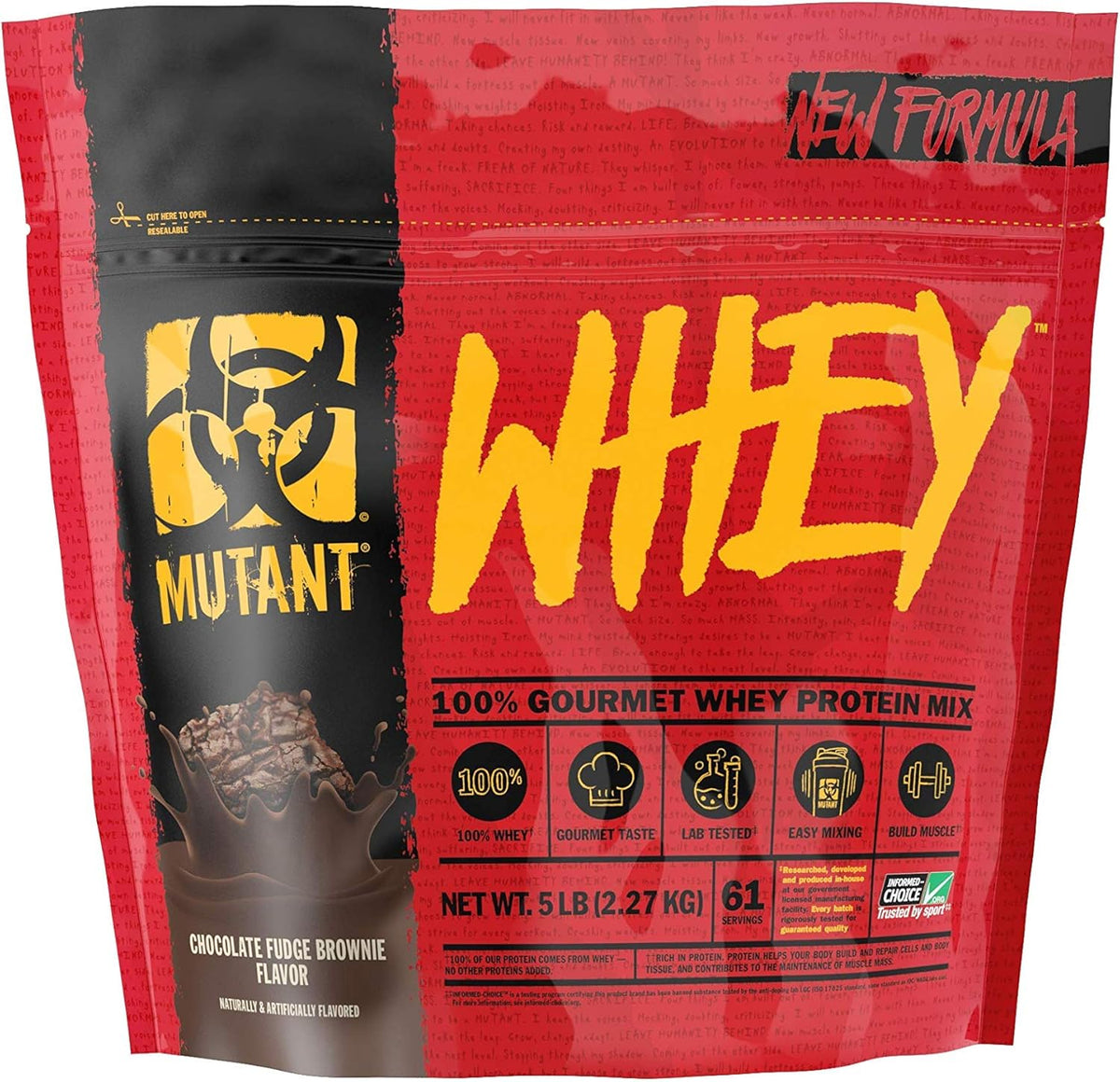 MUT MUTANT WHEY 5 LBS CHOCOLATE FUDGE BROWNIE