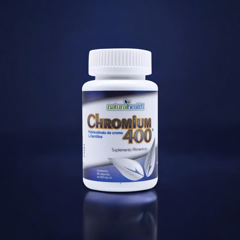 CHROMIUM 400 FRASCO 60 CAPSULAS DE 400 MG