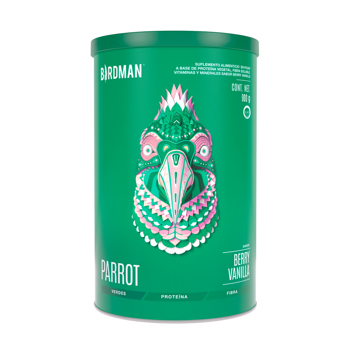Parrot Greens & Protein Berry Vainilla 900gr