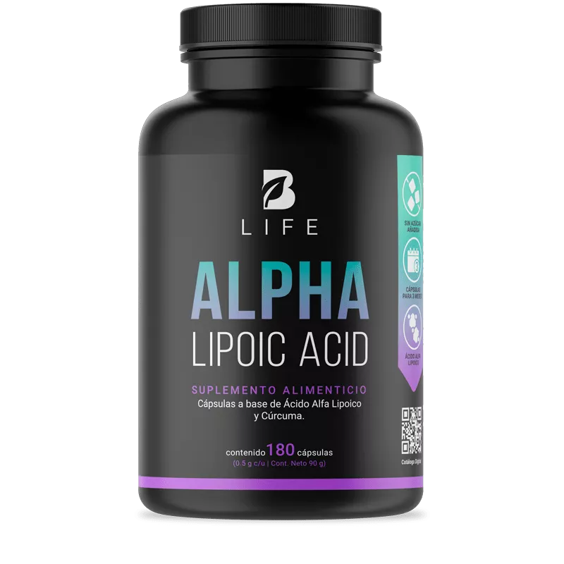 Alpha Lipoic Acid | Ácido Alfa Lipoico 180 caps | 500 mg