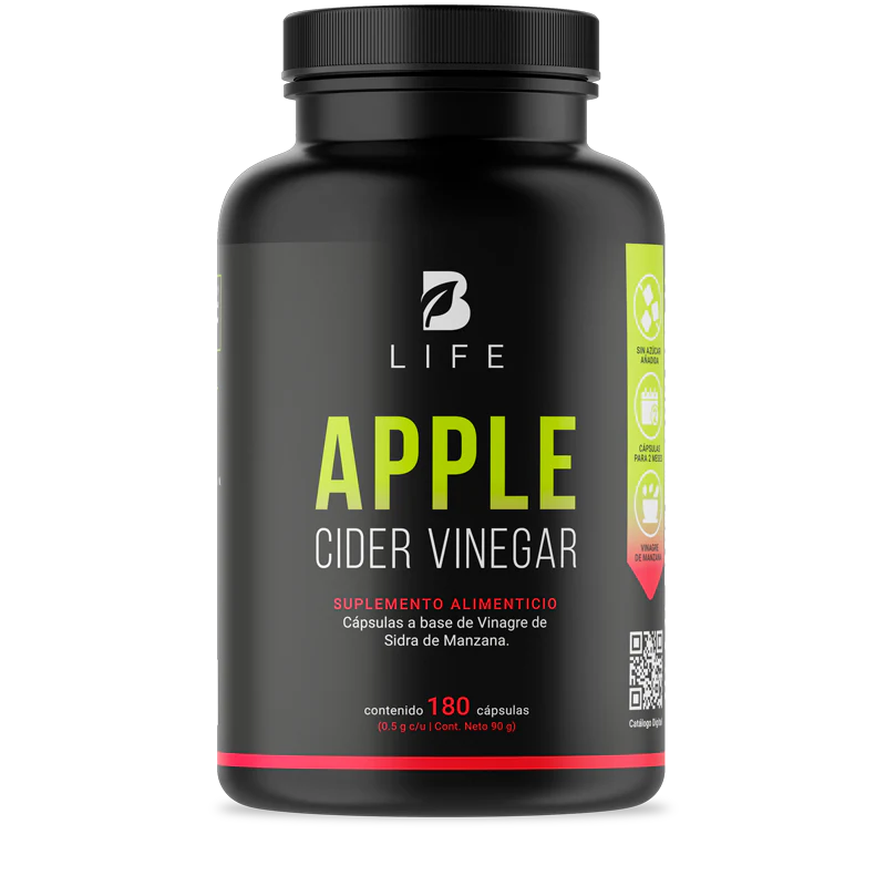 Apple Cider Vinegar | Vinagre de Sidra de Manzana 180 Caps | 500 mg