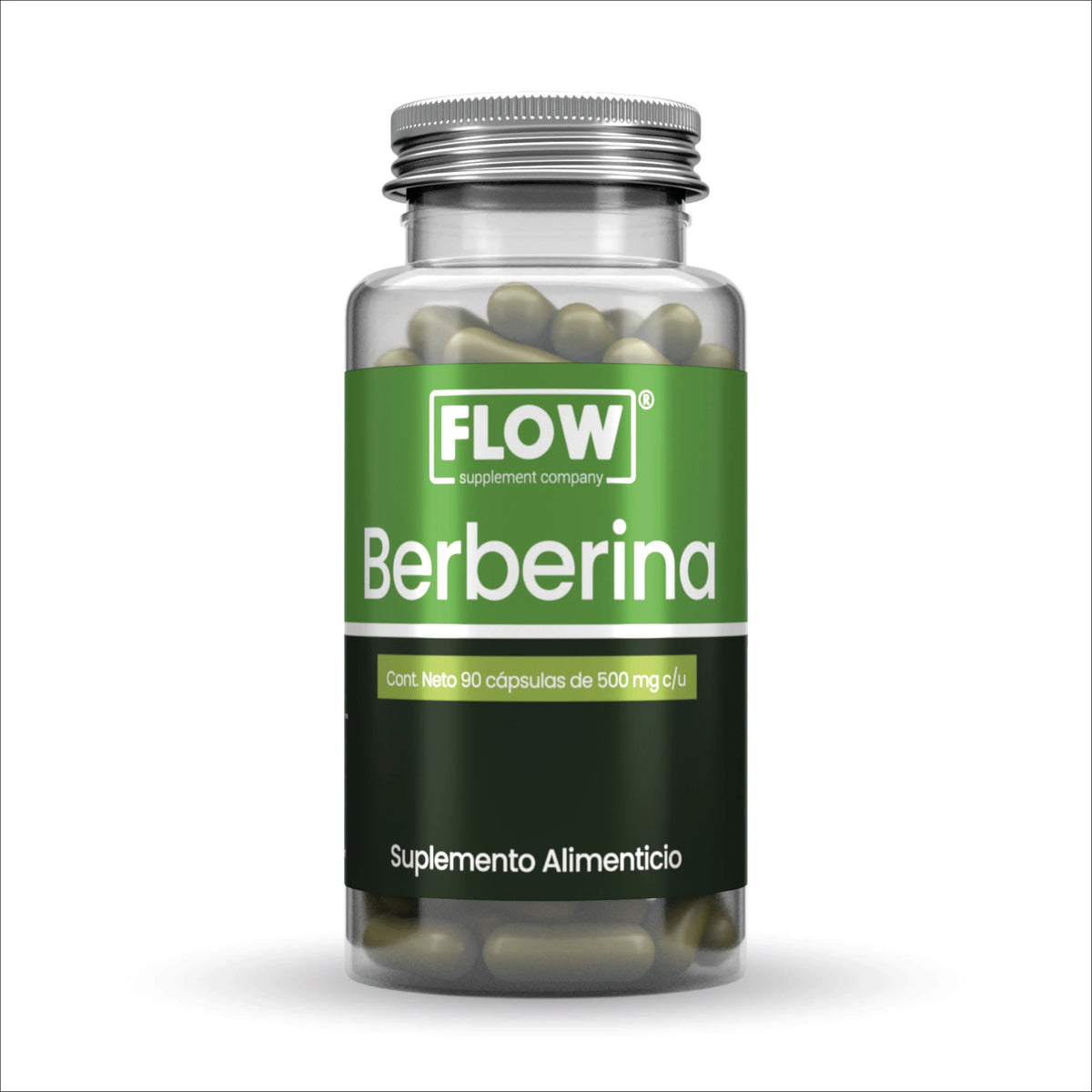 Berberina / 90 cápsulas de 500 mg c/u