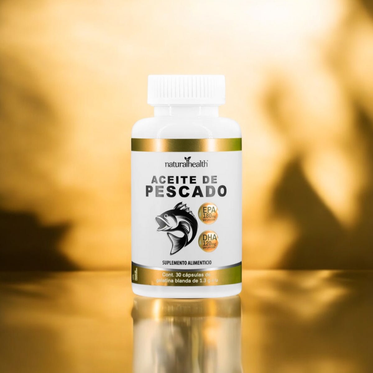 ACEITE DE PESCADO FRASCO CON 30 CAPSULAS
DE 1.3 G