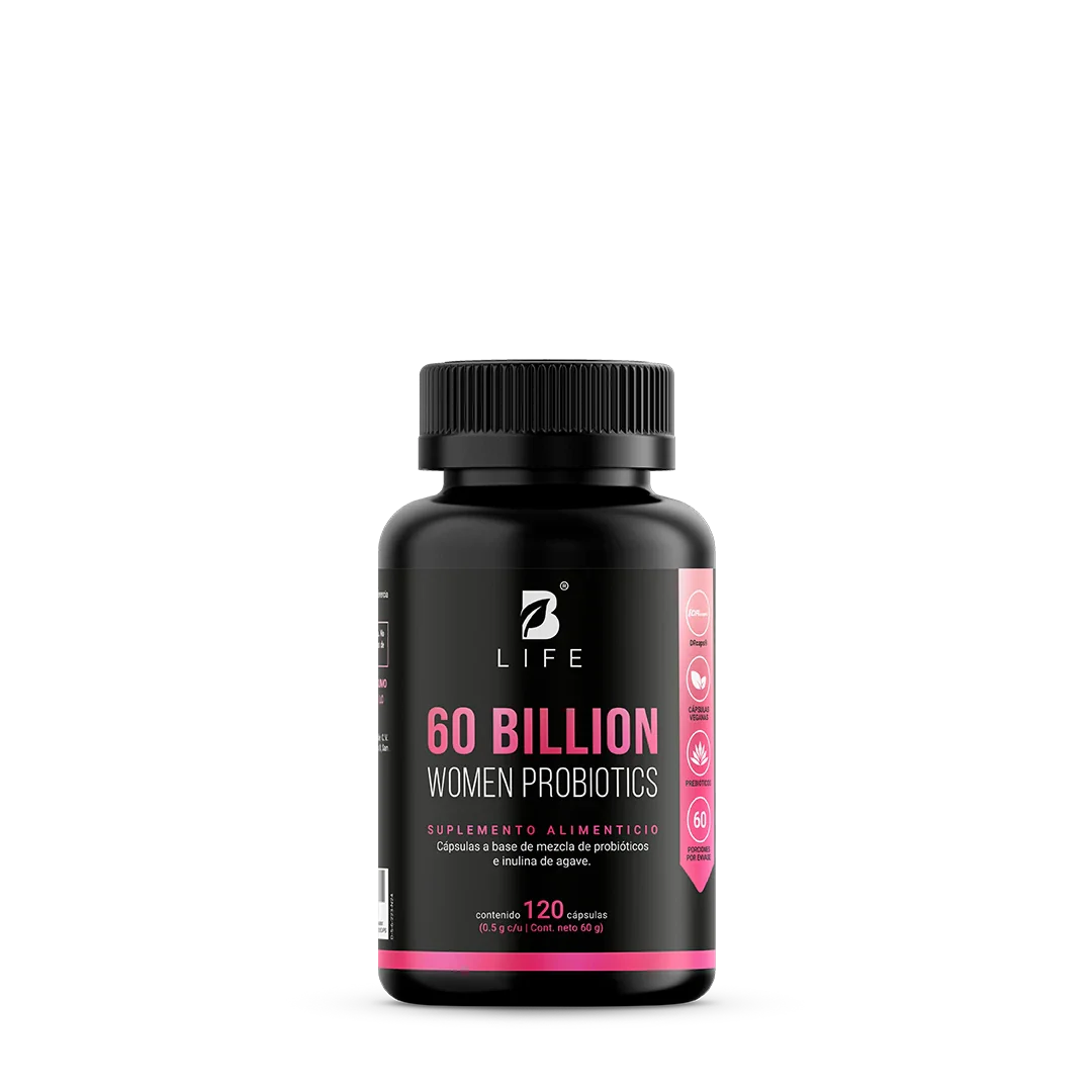 60 Billion Women Probiotics | 60 Billones de Probióticos para Ella 120 caps | 500 mg