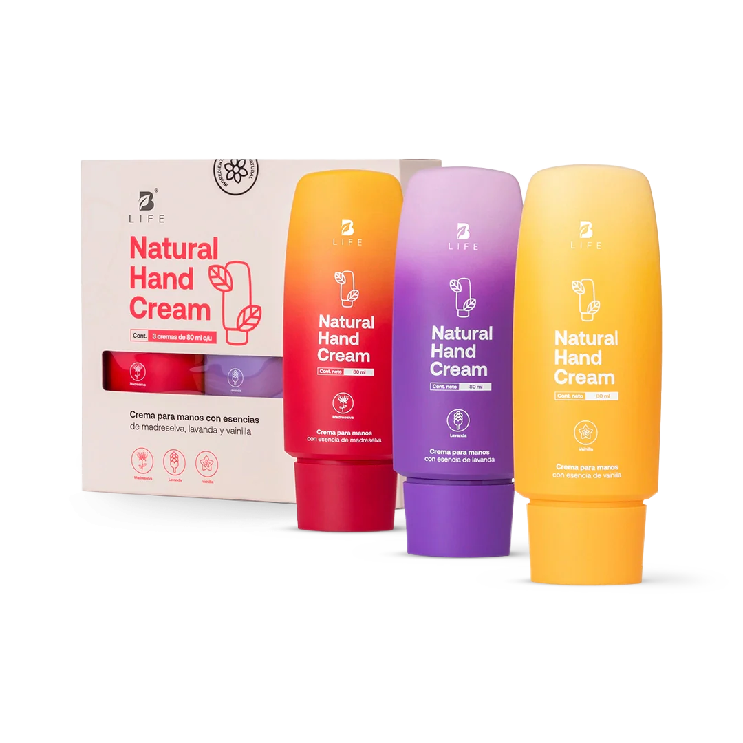 Natural Hand Cream Kit | Kit de Cremas Naturales para Manos 80 ml c/u