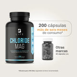 Chloride Mag | Cloruro de Magnesio 200 Cápsulas | 500 mg