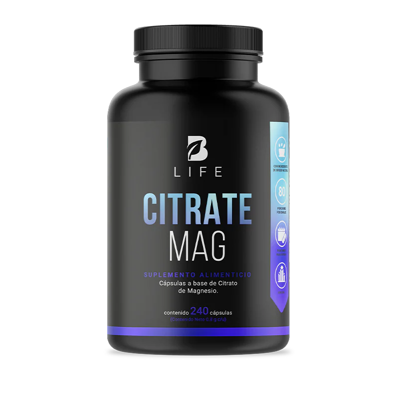 Citrate Mag | Citrato de Magnesio 240 Cápsulas | 800 mg