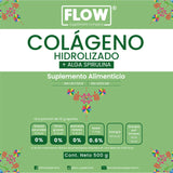 Colágeno Hidrolizado Con Spirulina de 500 gr