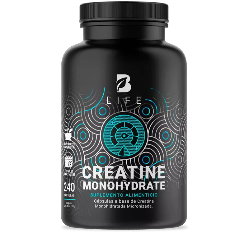 Creatine Monohydrate Caps | Creatina Monohidratada 240 caps | 500 mg