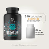 Creatine Monohydrate Caps | Creatina Monohidratada 240 caps | 500 mg