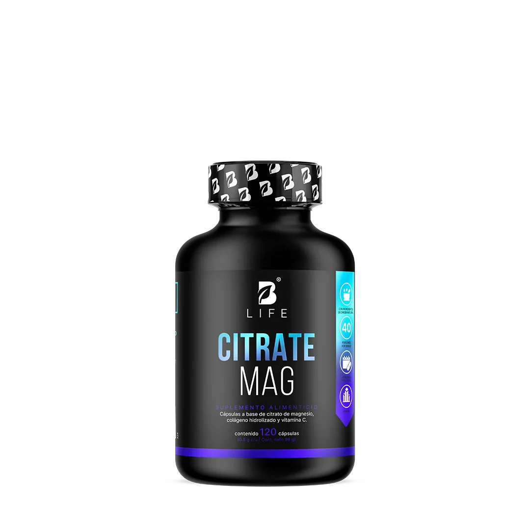 Citrate Mag | Citrato de Magnesio | Nueva Fórmula Potenciada 120 Caps | 800 mg