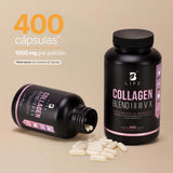 Collagen Blend I II III V X | Colágeno Hidrolizado Tipo I, II, III, V y X 400 Caps | 500 mg