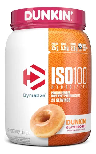 DYM ISO 100 1.3 LBS 20 SERV DUNKIN GLAZED DONUT