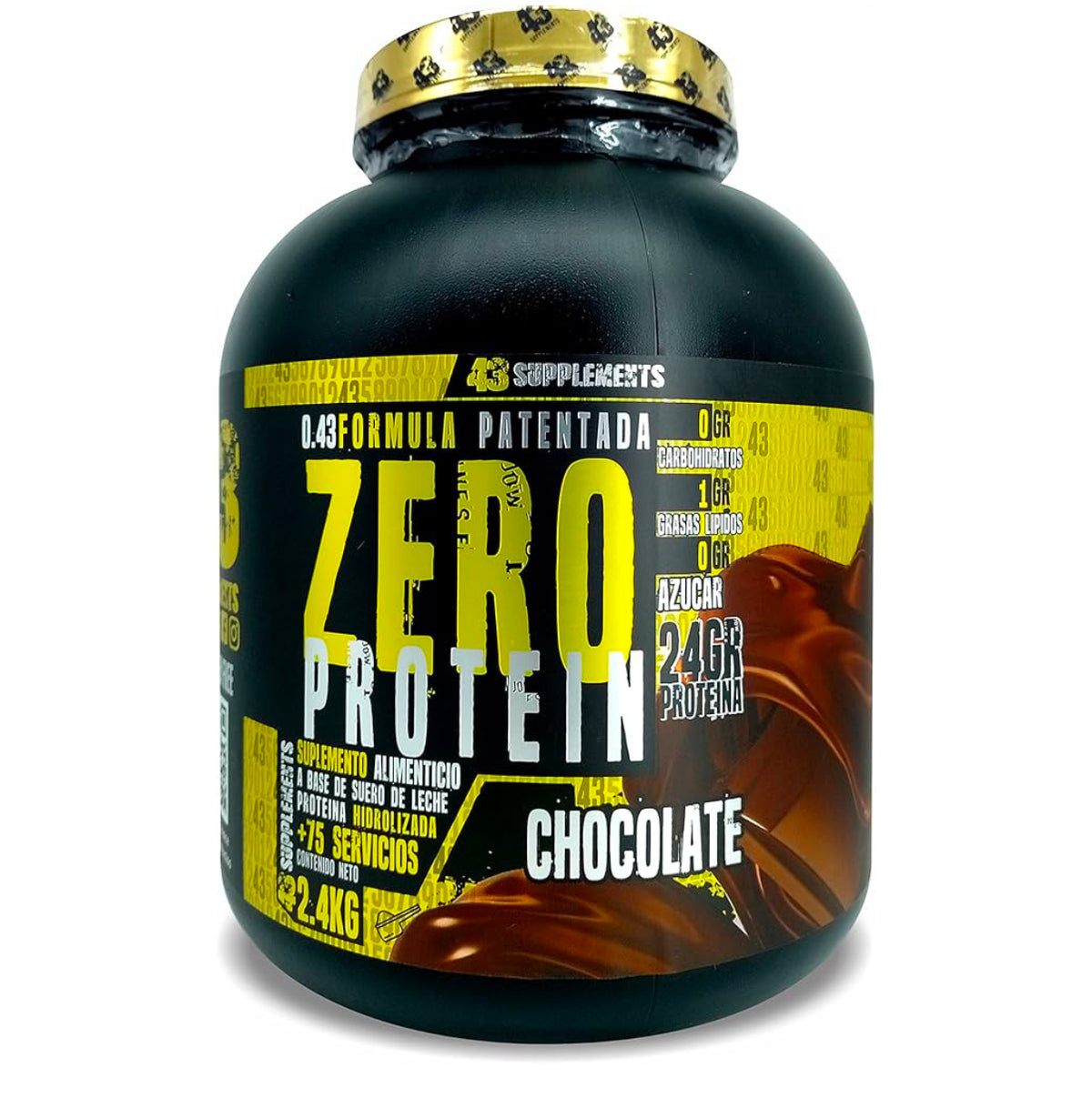 43 ZERO PROTEIN CHOCOLATE 5.29 LBS