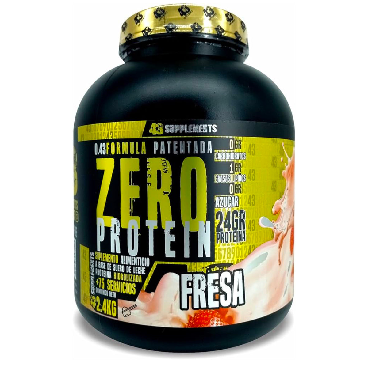 43 ZERO PROTEIN FRESA 5.29 LBS