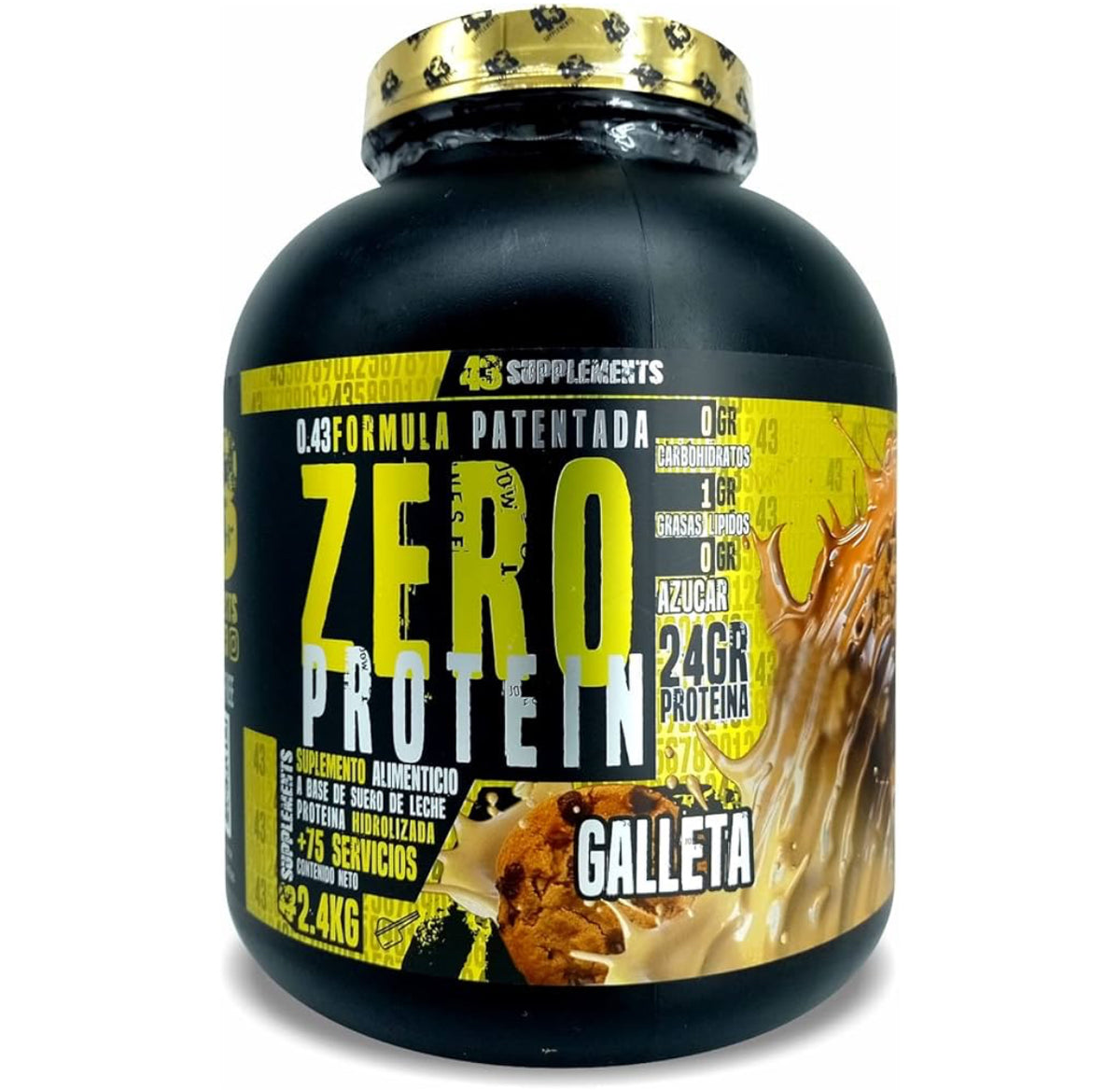 43 ZERO PROTEIN GALLETA 5.29 LBS