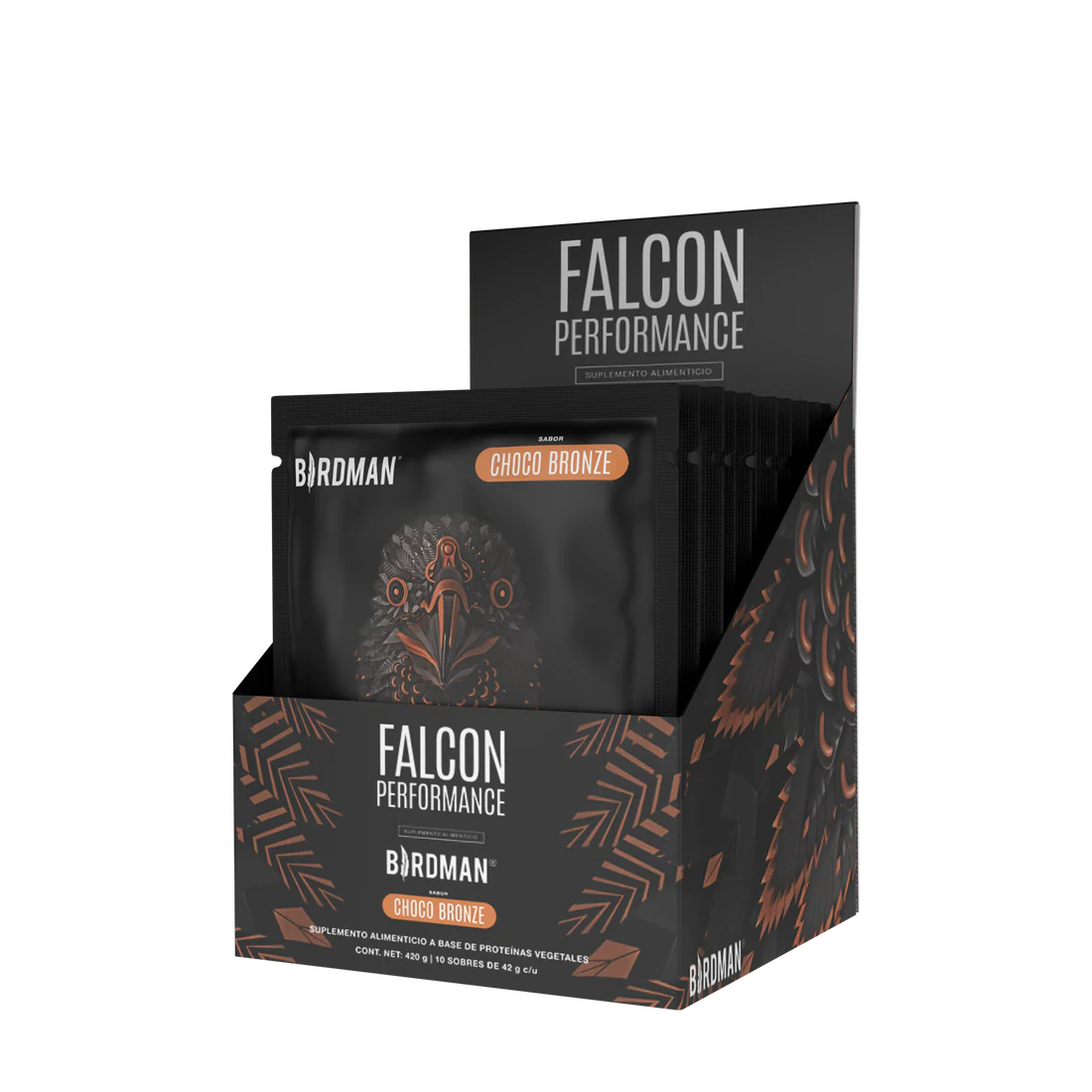 Falcon Performance Choco Bronze 10 Pack Sobres