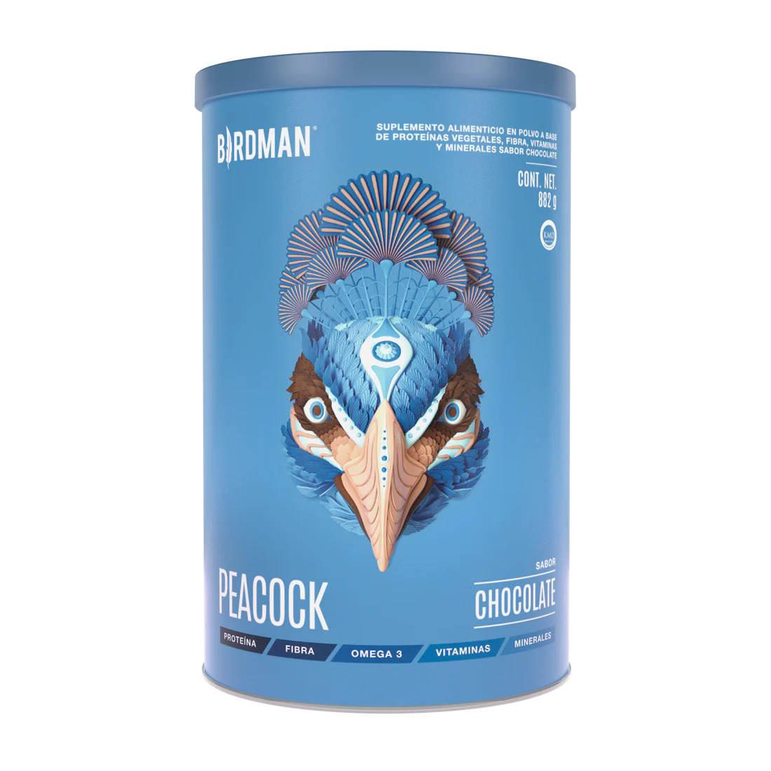 Peacock Plant Meal Chocolate 882 g - 21 Servicios