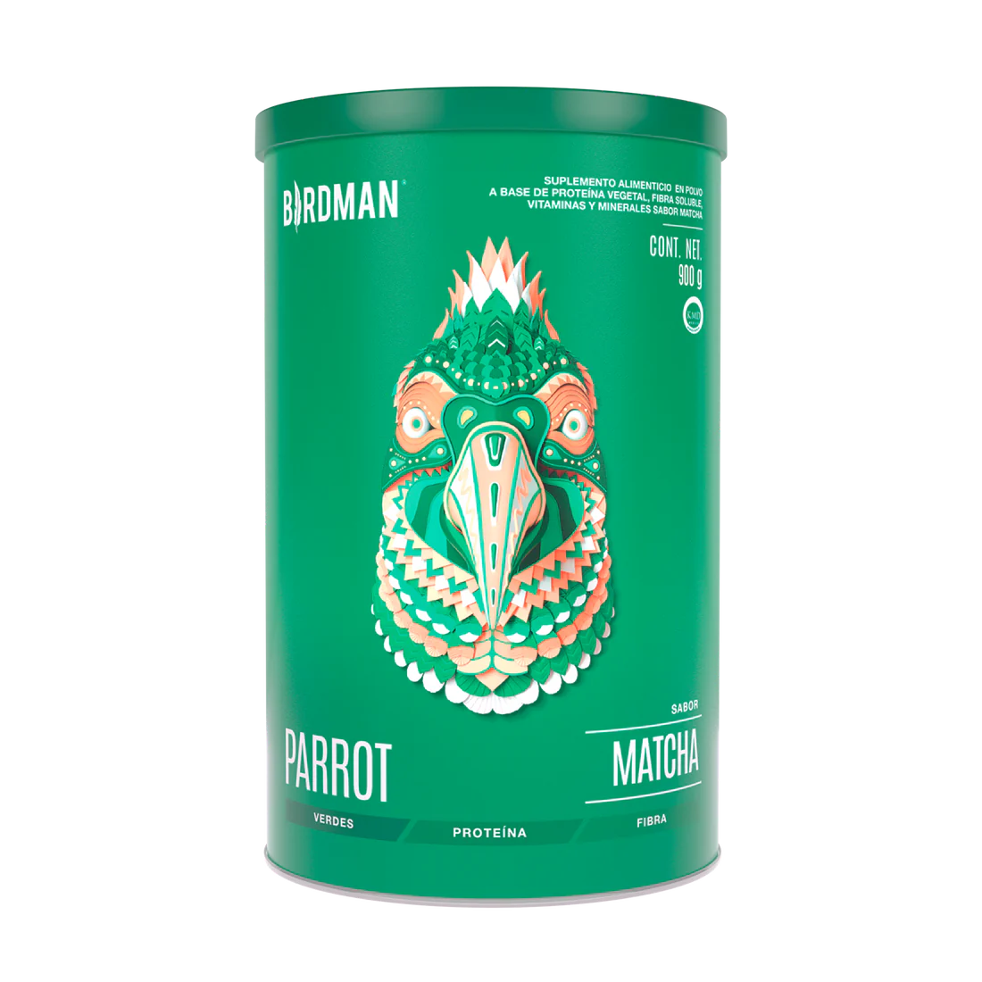Parrot Greens & Protein Matcha 900 g - 30 Servicios