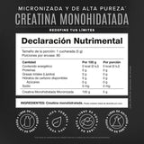 Creatina Monohidratada 450 g - 90 Servicios