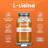 L - lisina / 90 cápsulas de 500 mg c/u.