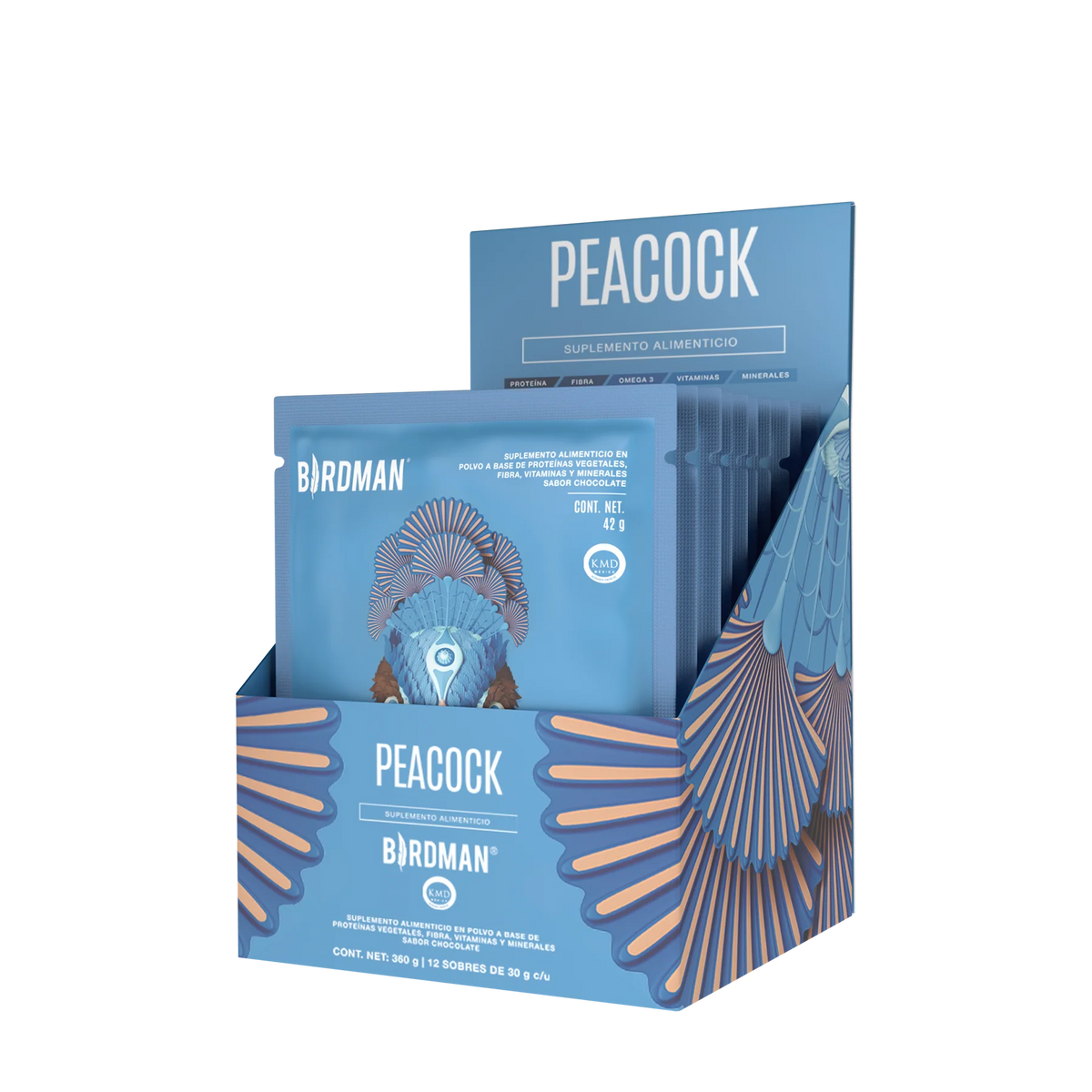 Peacock Plant Meal Chocolate 10 Pack Sobres