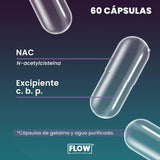 NAC (N-Acetylcisteína) / 60 cápsulas de 600 mg c/u