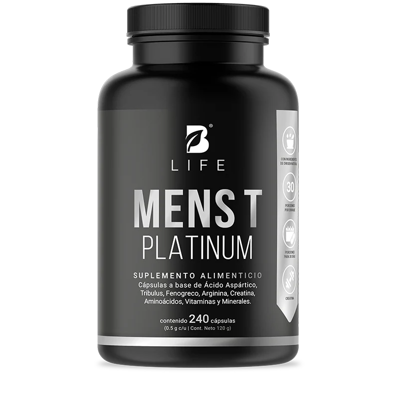 Mens T Platinum | Precursor para Hombre Platinum 240 caps | 500 mg