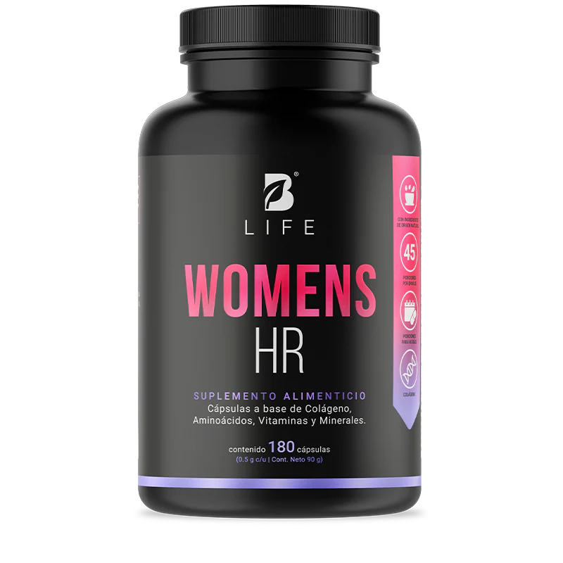 Womens HR | Multivitamínico para Ella 180 Cápsulas | 500 mg