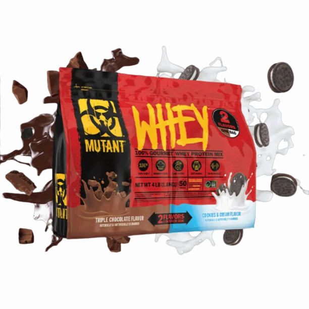 MUT MUTANT WHEY 4 LBS TRIPLE CHOCOLATE & COOKIES & CREAM